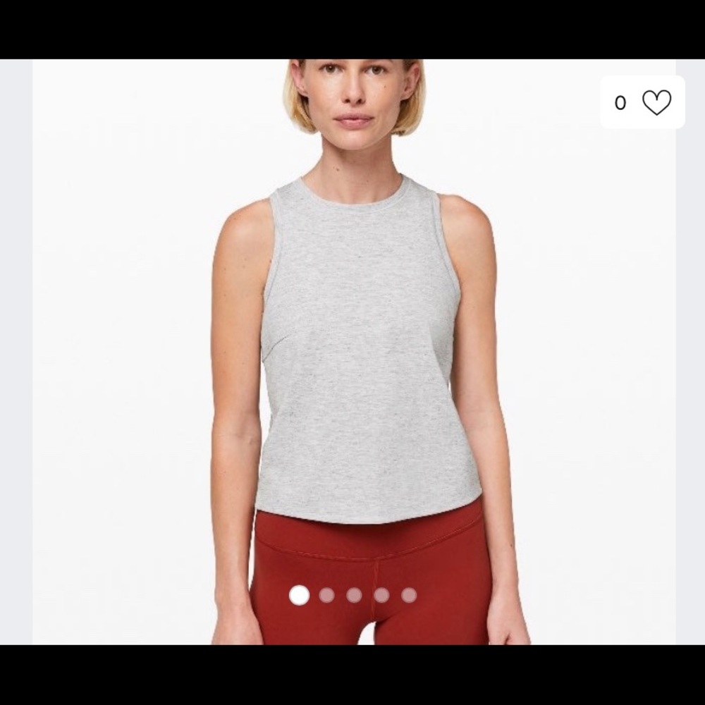 Gray Lululemon minimal tank top!